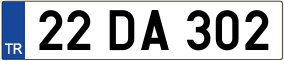 Truck License Plate